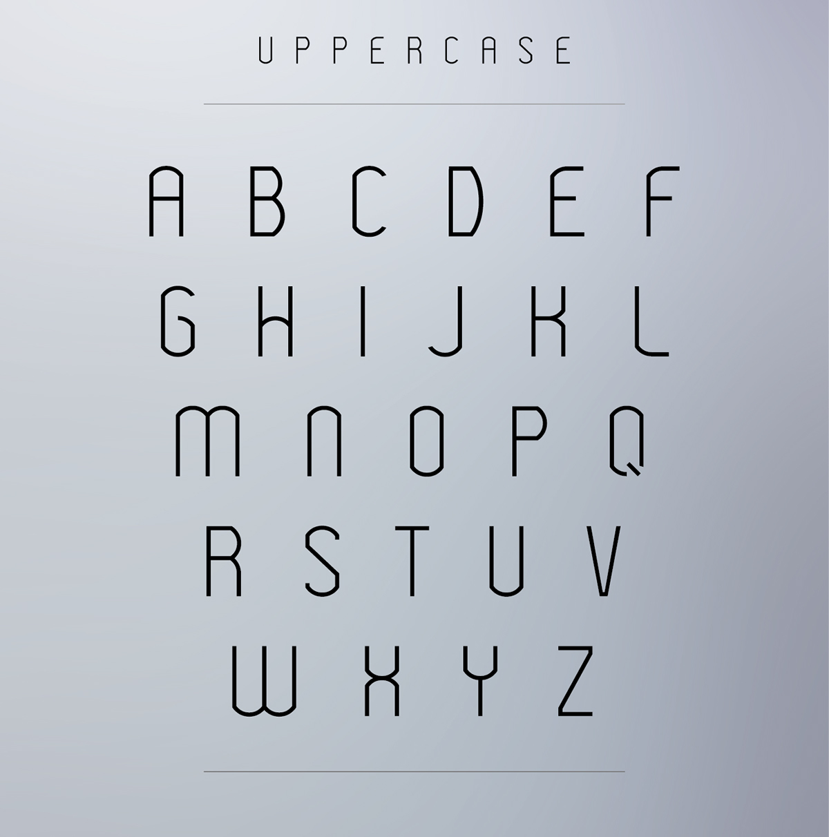 Modeka free font Typeface modern thin light