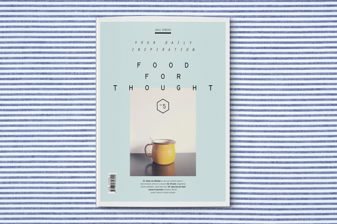 Food for Thought magazine Layout