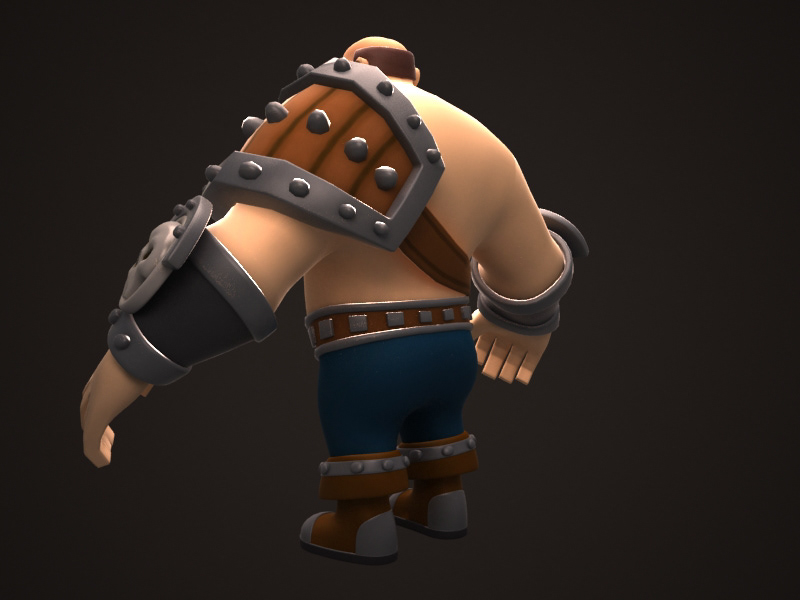 mid-poly Character 3D