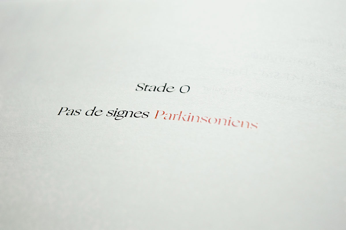 parkinson Disease maladie book edition editorial design  graphic design  art book