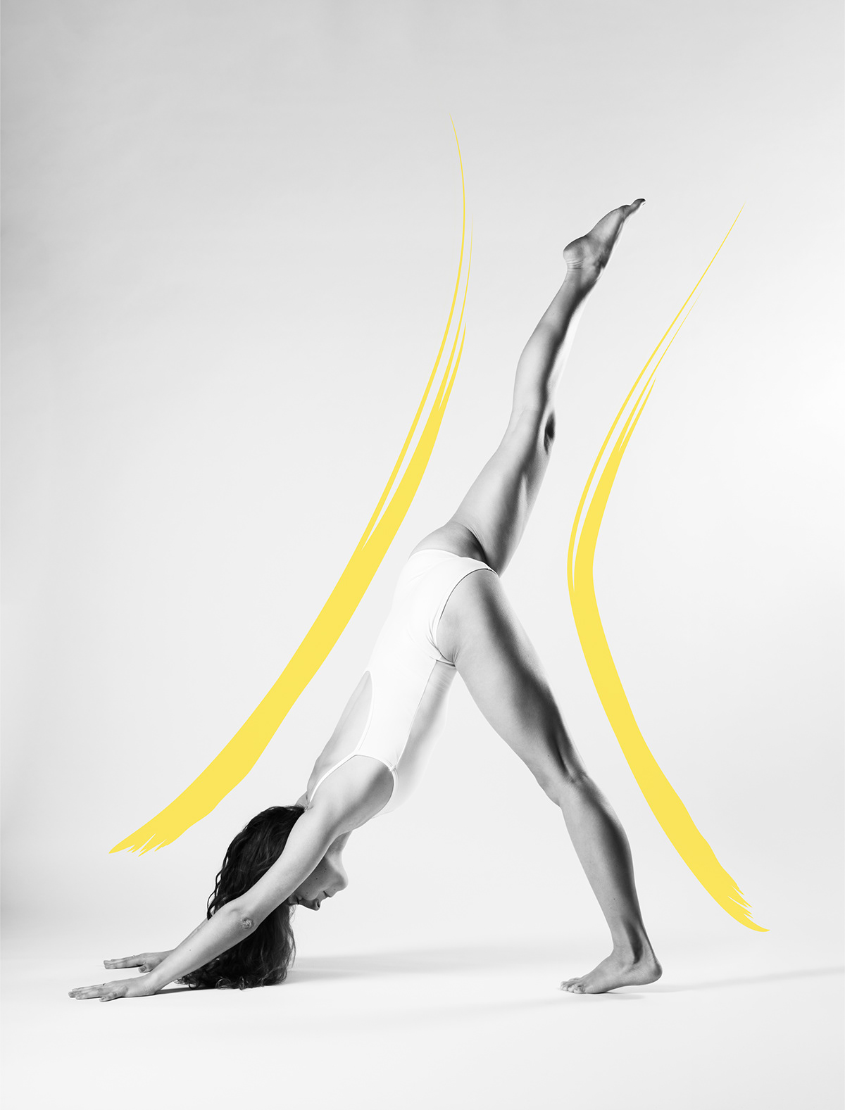 b&w black and white Downward Dog fine art High Key Lotus Studio Photography Yoga Yoga pose Yoga Project