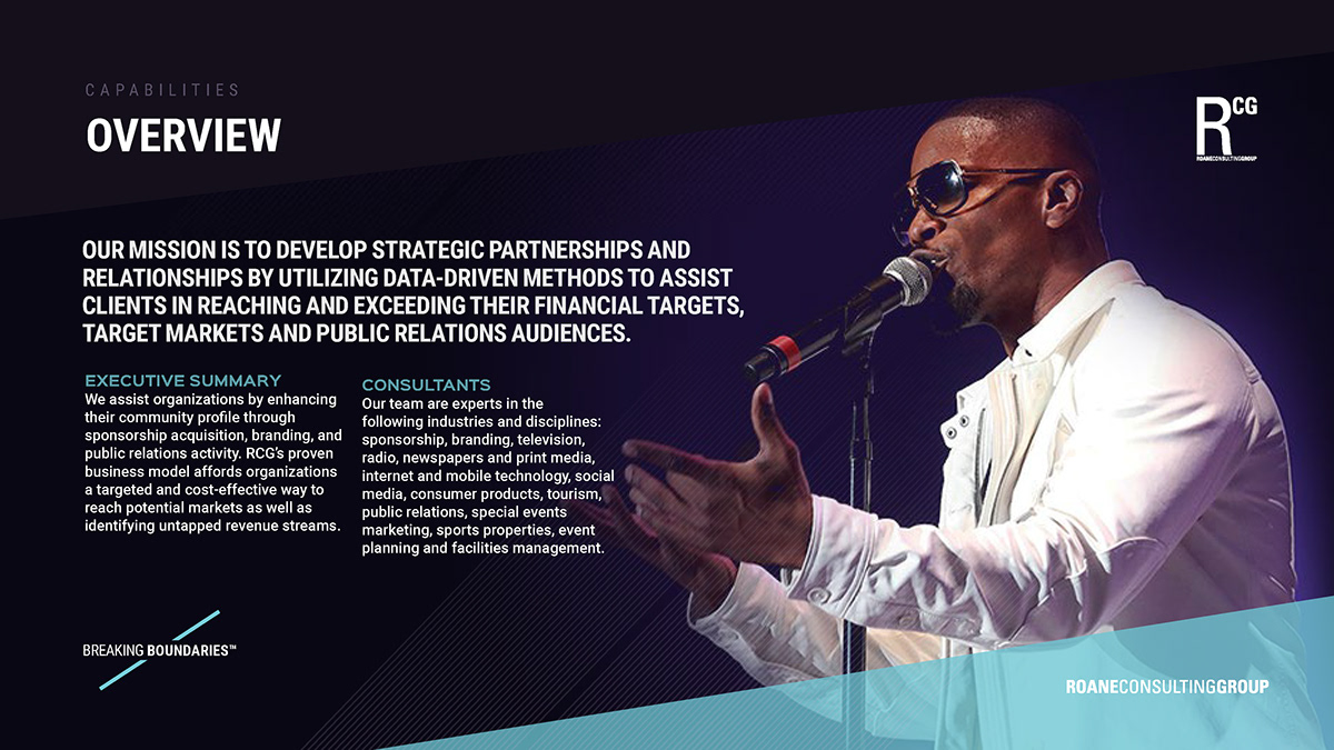 branding  capabilities deck Entertainment Sponsorship Strategic Partnership