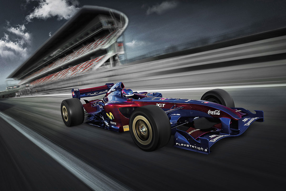 Formula1 Barca formula f1 WSLF car coche automotive   automovil Cars vehiculo