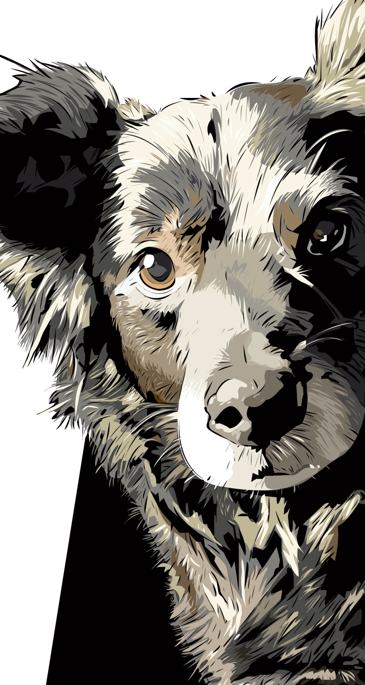 Character design  commission dog portrait dogs ILLUSTRATION  painting   Pet Portrait portrait