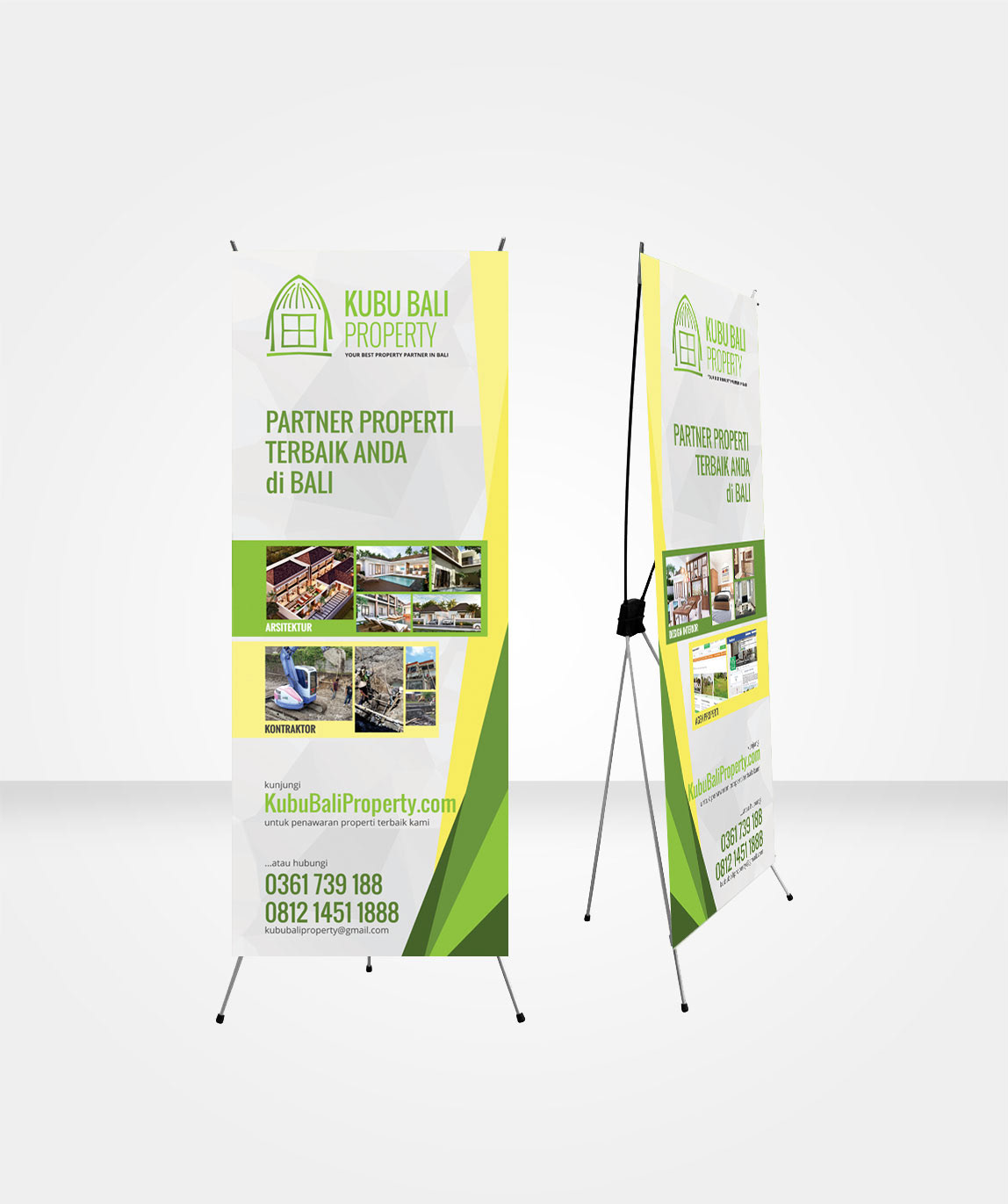 kubu bali property property banner ads xbanner green celan flat