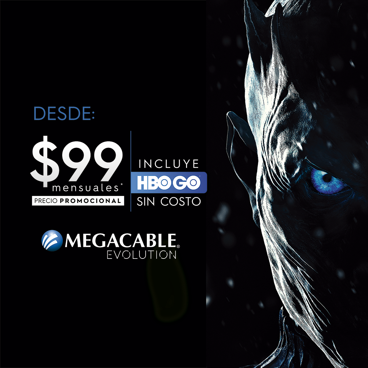 campaña publicitaria creatividad Game of Thrones hbo marcas marketing digital megacable publicidad Streaming Thera Media