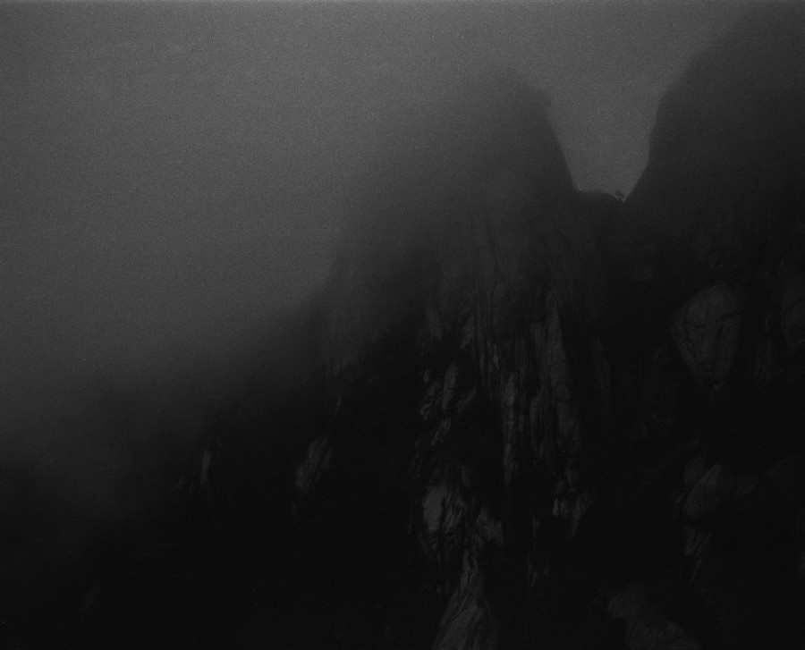 china Huangshan analog mamiya 7 dark mist mountains