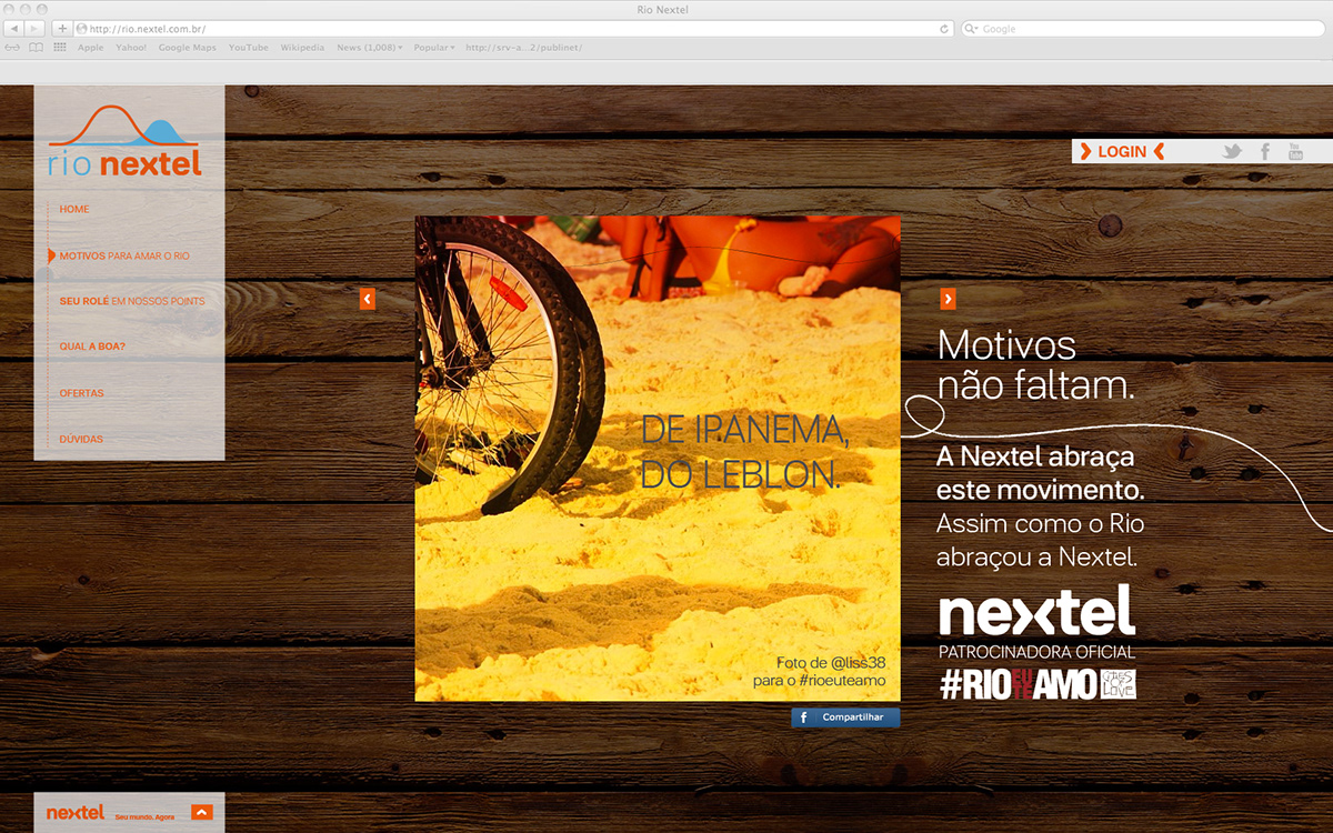 Nextel Rio de Janeiro digital Web