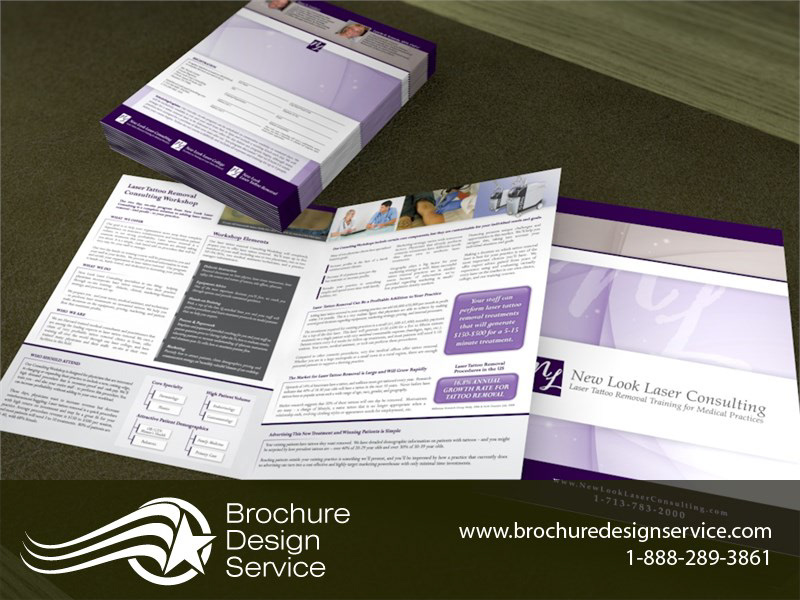 template company brochure design bifold