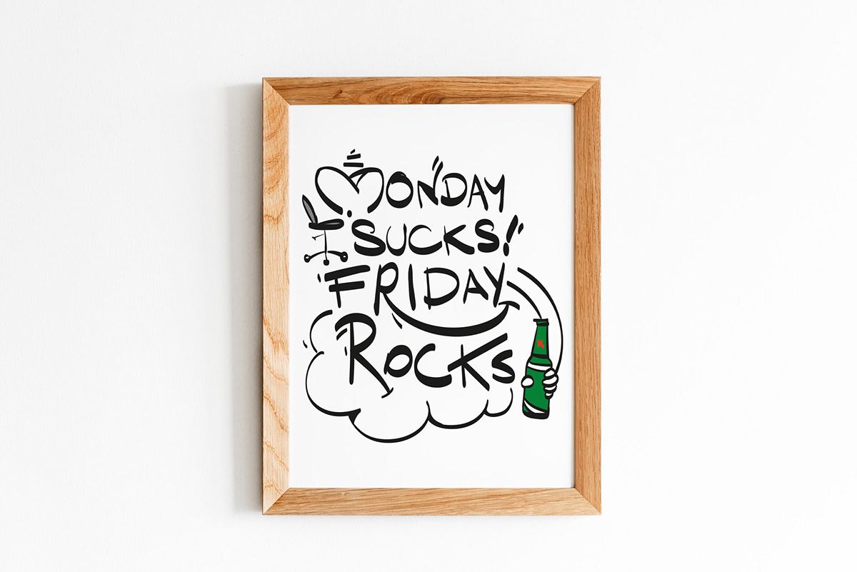 Typeface letter lettering freestyletypography font Coffee Monday Starwars Darkside rock
