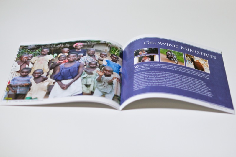 nonprofit  booklet  brochure  Ministry non-profit International Promotional Grand Rapids Michigan Christian