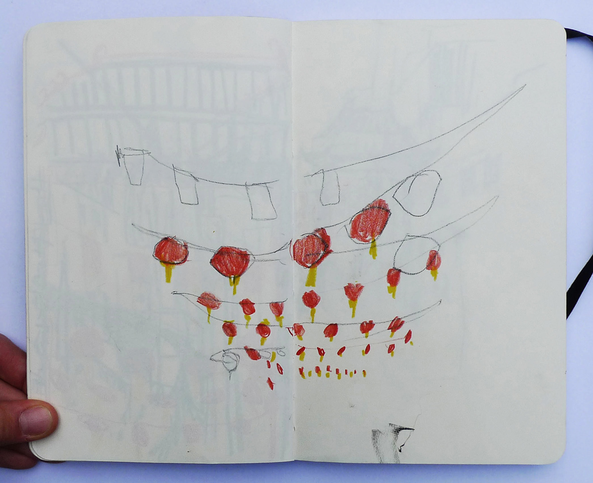 sketchbook reportage drawing  travel sketchbook London belgium barcelona la rochelle