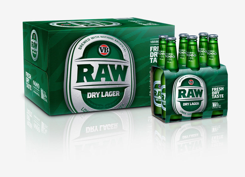 VB Raw Packaging beer