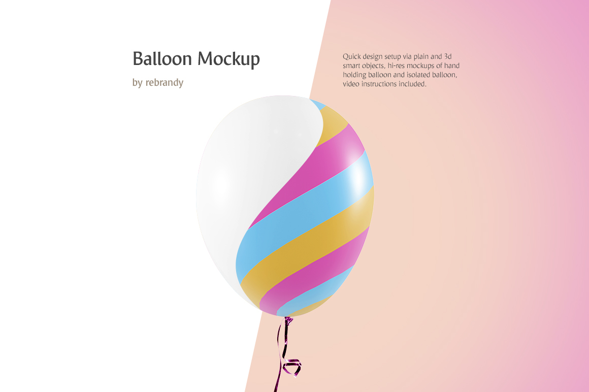 Gewoon doen Superioriteit Middelen Balloon Mockup on Behance
