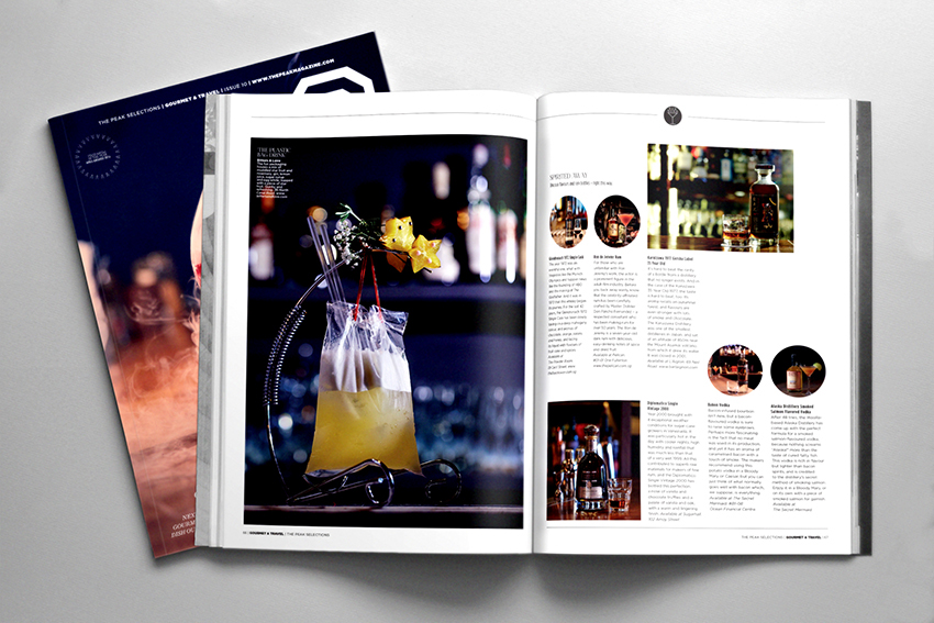 editorial magazine Food  cocktails bars booze beverages food styling