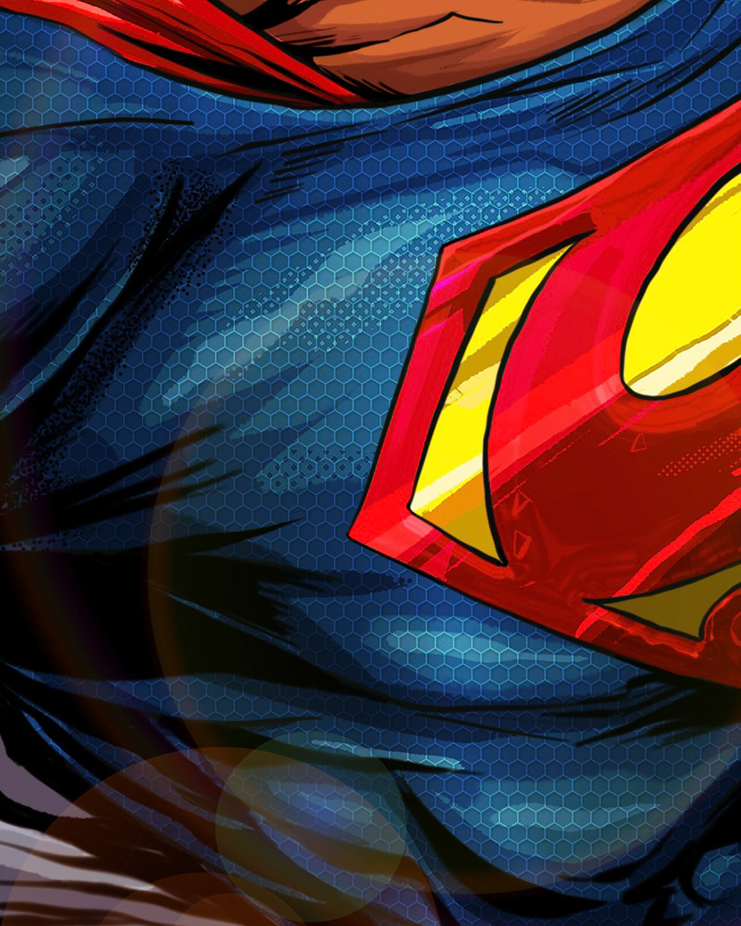 art Behance Character color comics cover design Drawing  Hero ILLUSTRATION  kent superman