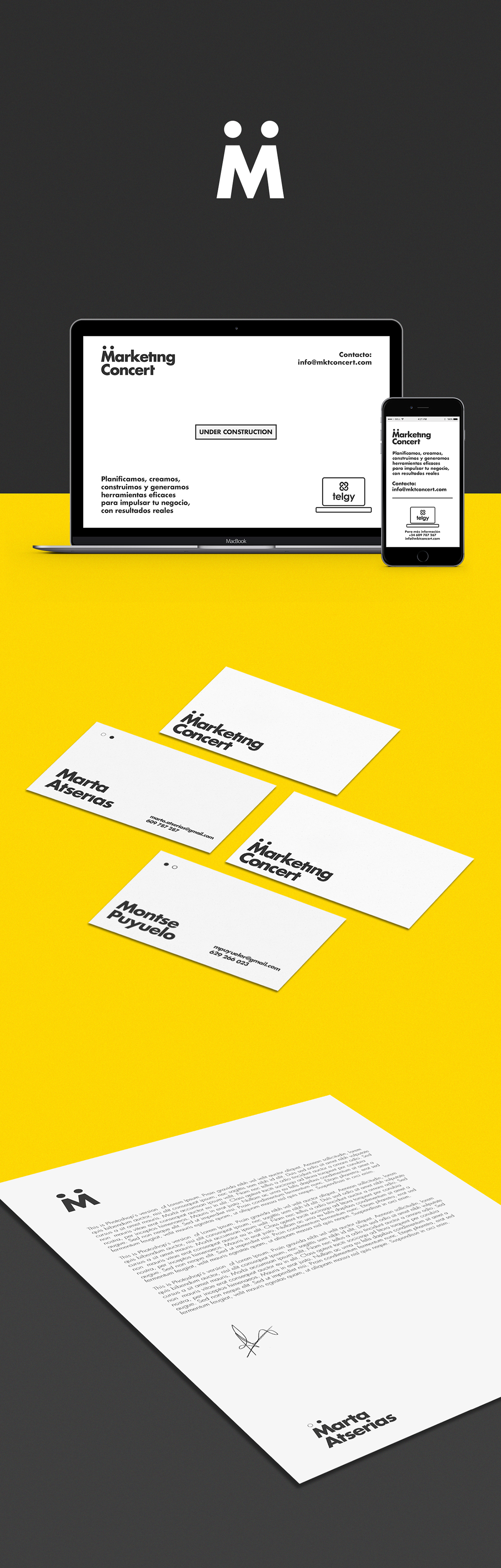marketing   Futura Mockup yellow bold design uikit UI