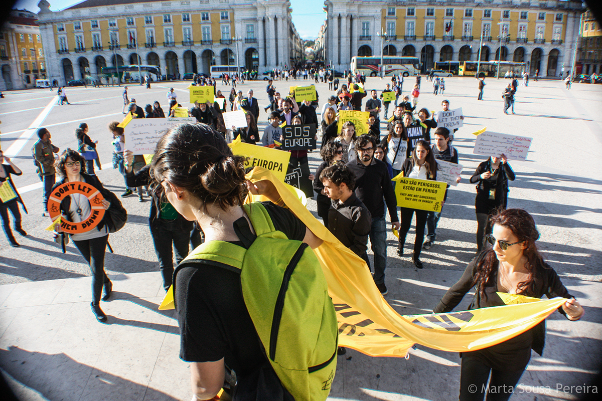 marcha solidaria vítimas do Mediterrâneo lisboa Amnistia Internacional Portuguesa fotojornalismo Amnistia Internacional Portugal