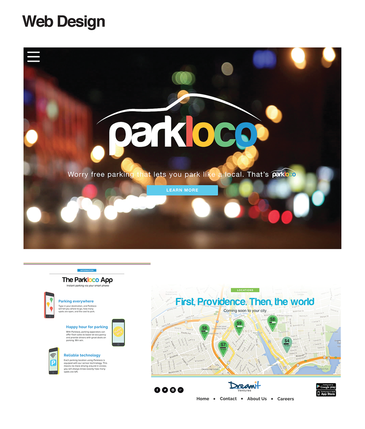 parking Cars car app ios apple start-up Startup start up UI navigation Driving entrepreneur risd Brown University