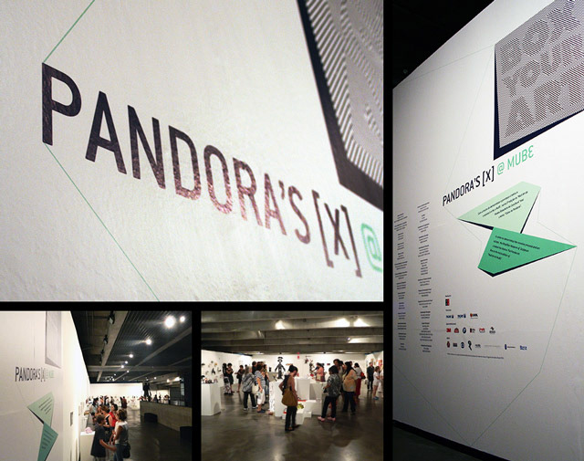 pandora box Exhibition  design graphic mail art Dona baronesa