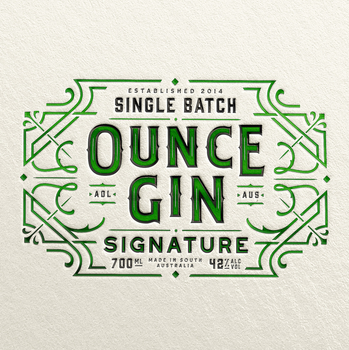 distillery ounce gin Gin Logo packaging design Logo Design gin bottle bottle design label design gin label design gin design