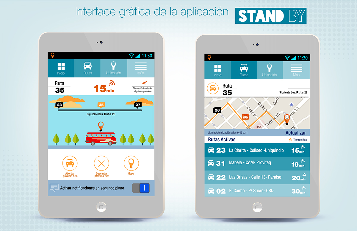 mobile app hipermedia design