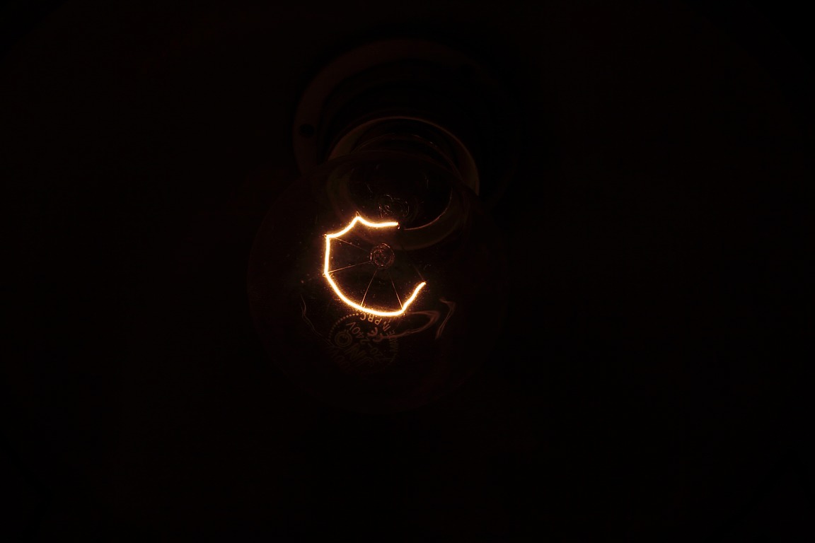 Światło light bulb fire fluorescence