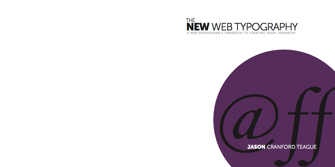 web typography design book publication