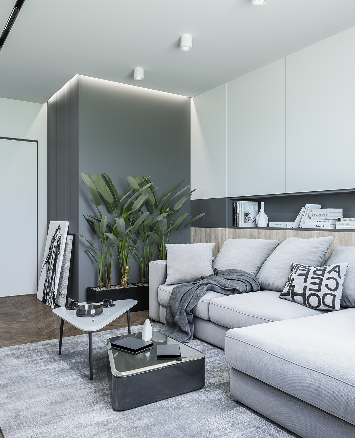 apartment kiev interior design  3dmax corona corona render  Interior interior studio
