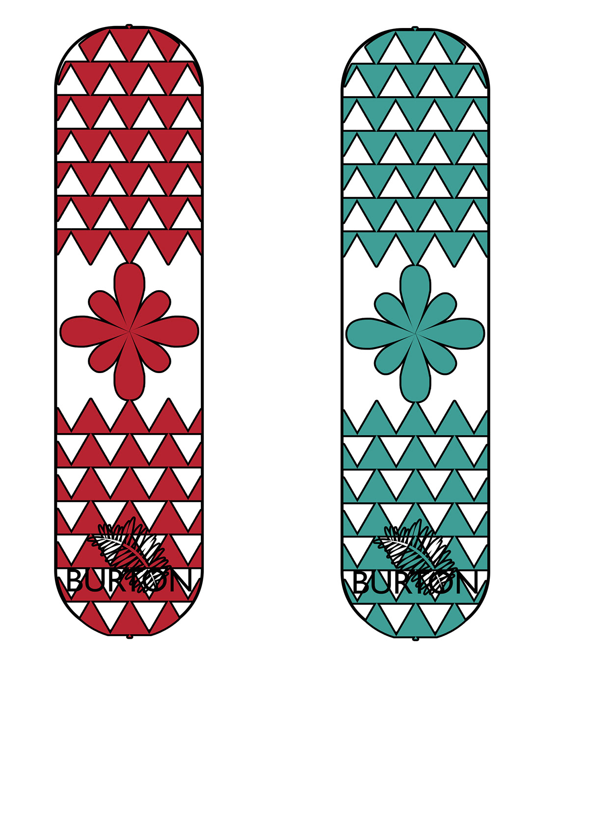 SKATEBOARD DESIGN Surfboard Design graphics