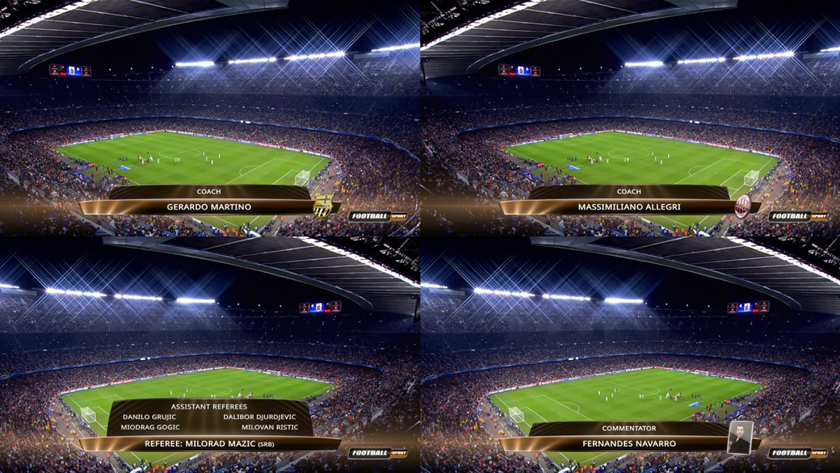 soccer opener On-Air sports presentation broadcast television football stadium soccer branding Broadcasting elements