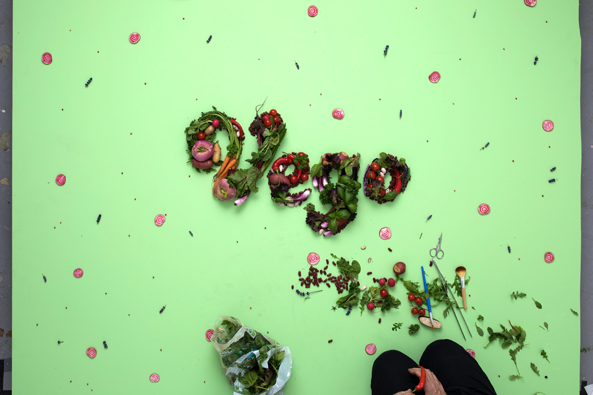 typography   Food  colorful bold SNASK