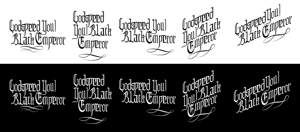 logo swash black-letter music logo band logo hand-lettering
