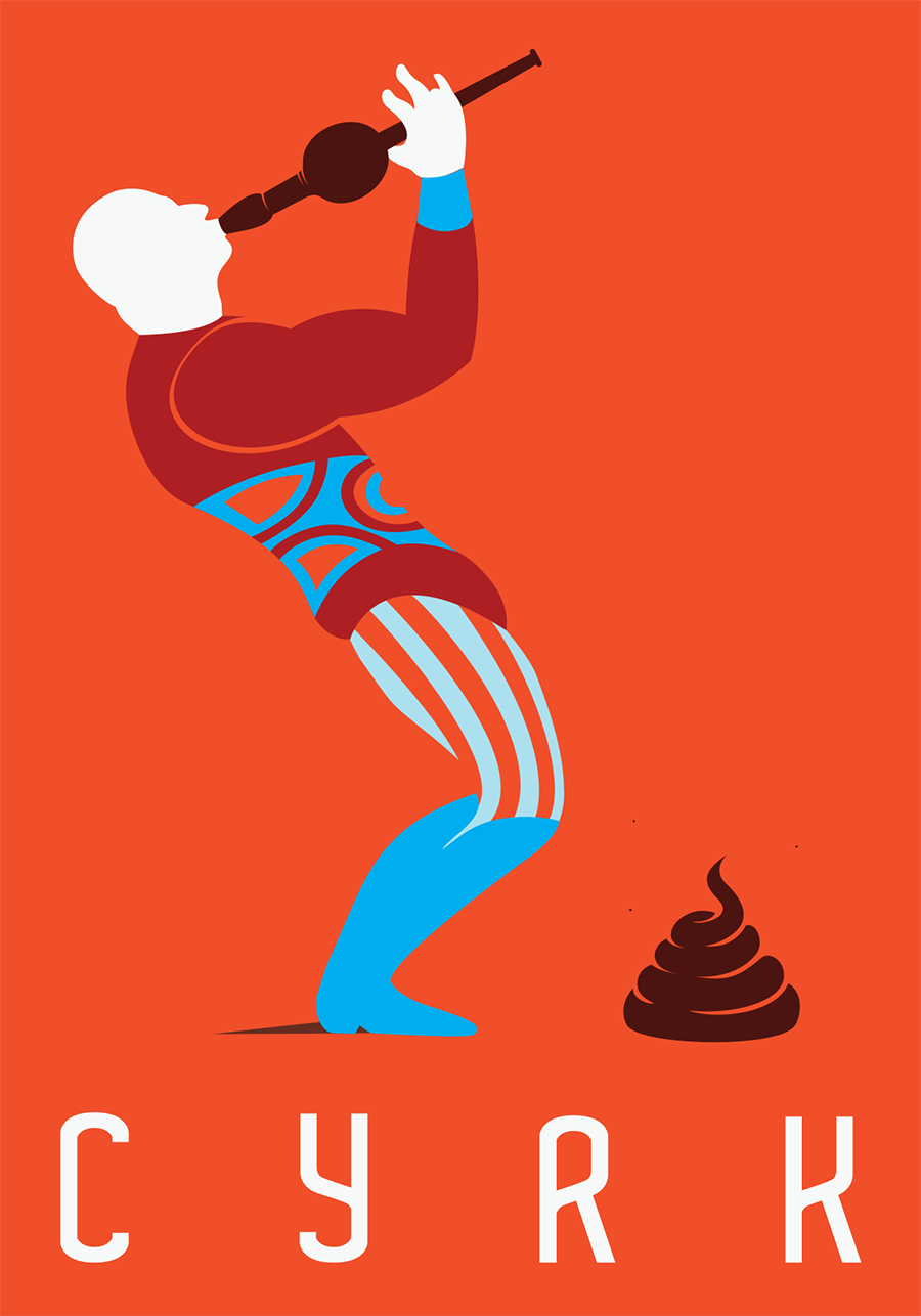 Adobe Portfolio posters poster festival Circus feta print