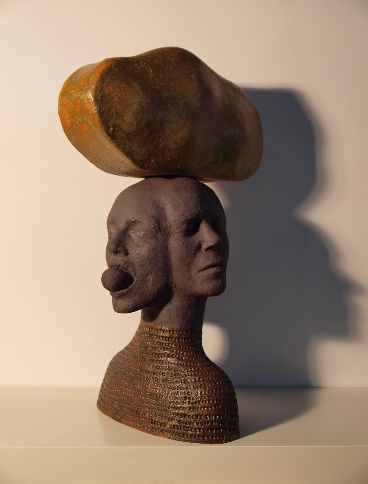ceramic sculpture deformed