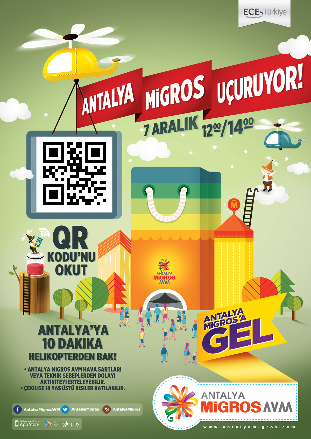 antalya Migros AVM campaign mall Shopping shopping center concept publicity billboard print poster