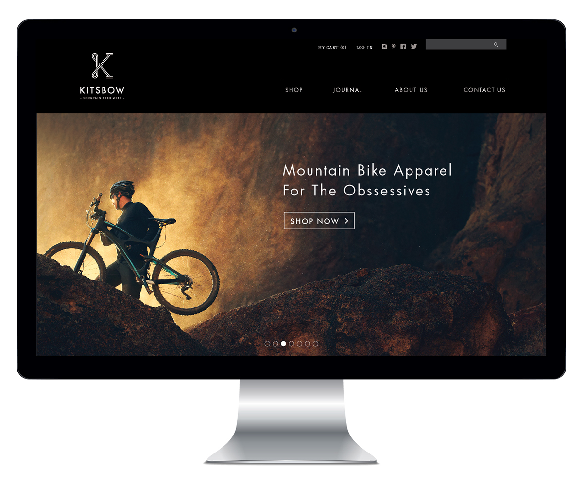 Kitsbow mountainbiking responsivedesign responsivewebdesign webbranding premium premiumdesign modern timeless UserExperience Interface California alexandrarubindesign