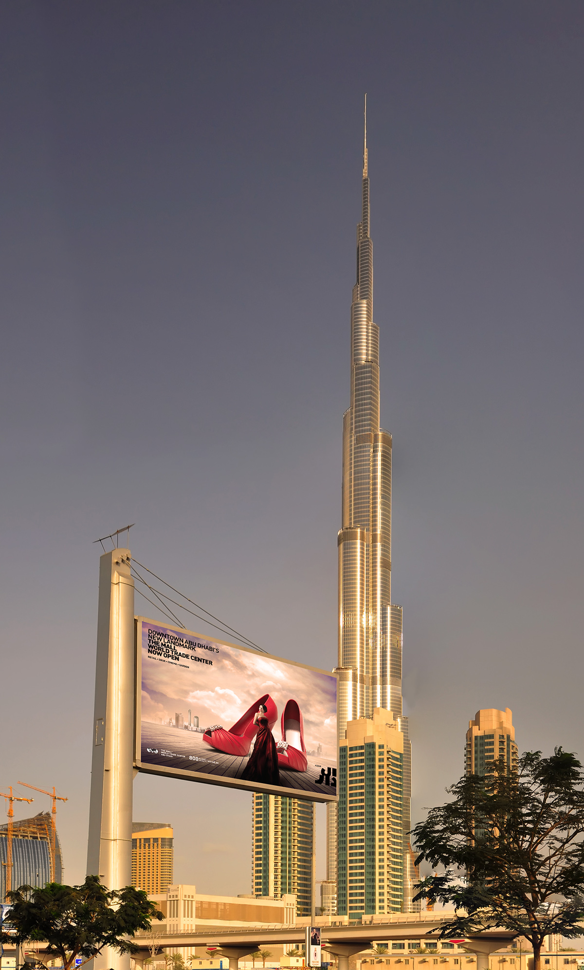 UAE dubai Abu Dhabi mall Shopping Food  model high heel  bag skyline mist Cinema Arab ads