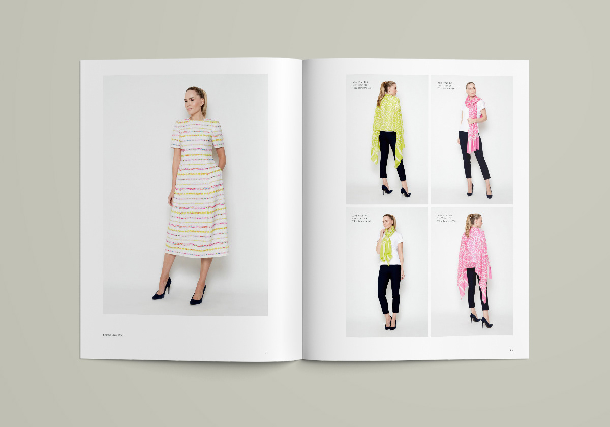 brochure campaign Fashion  graphic design  print typography  
