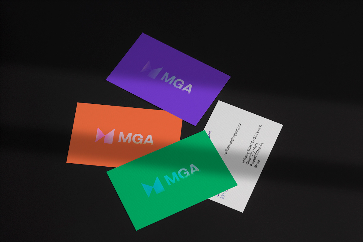 branding  direction financial Gaming identity innovation logo malta purple rebranding