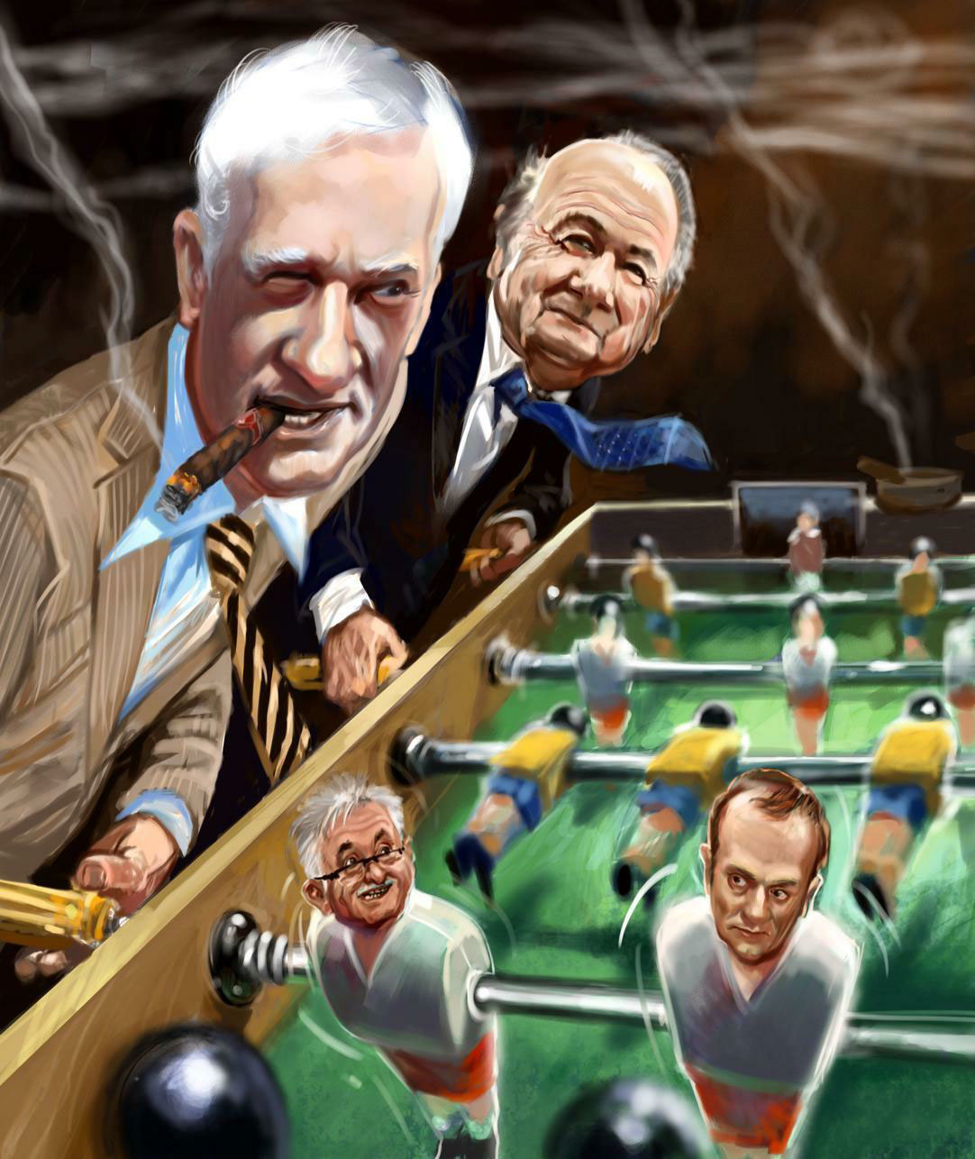 politics poland Editorial Illustration usa economy Debt Tusk Euro 2012 football beijing Olympics