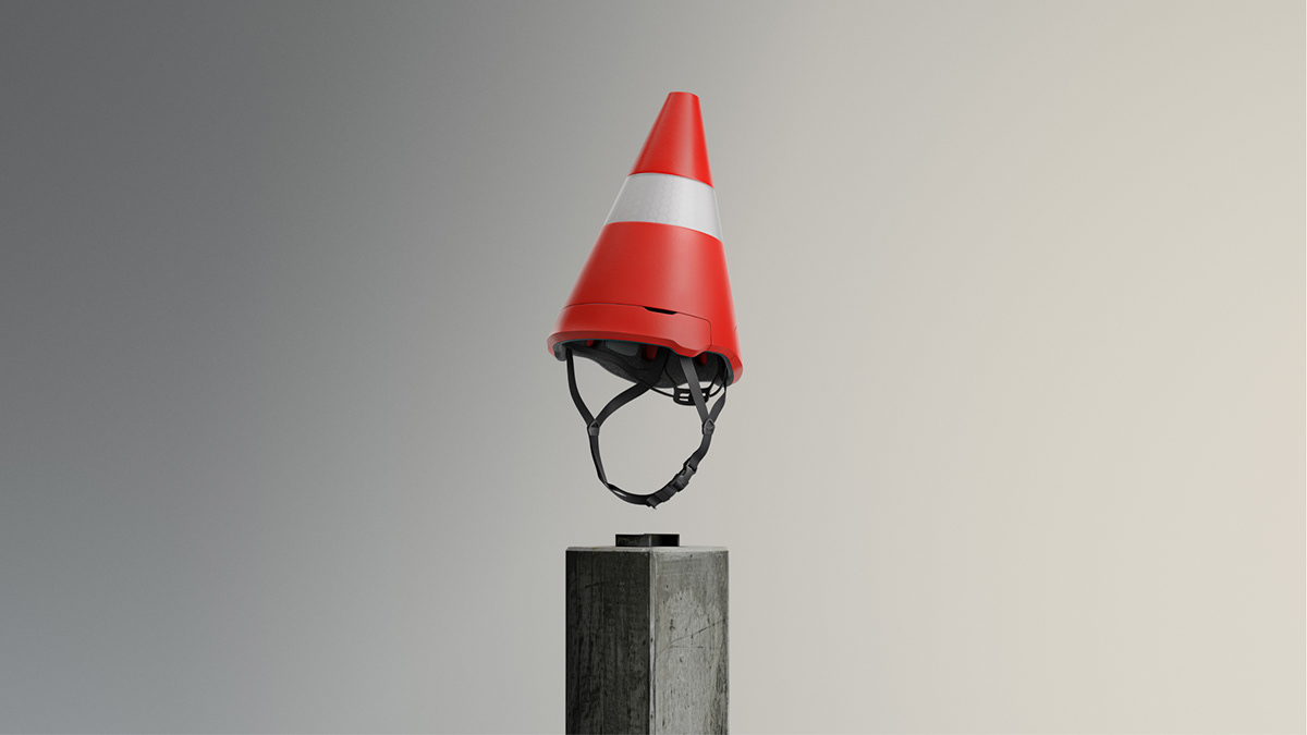 Traffic Cone Helmet 