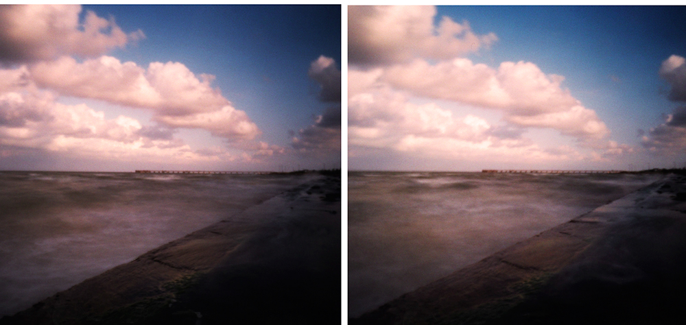 Ocean Photography pinhole photography color film Corpus Christi Texas beaches