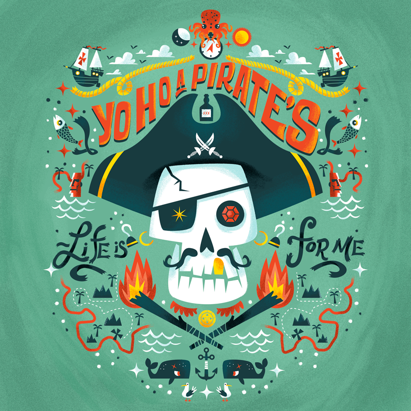 illustration illustration vector calaveras piratas pirates