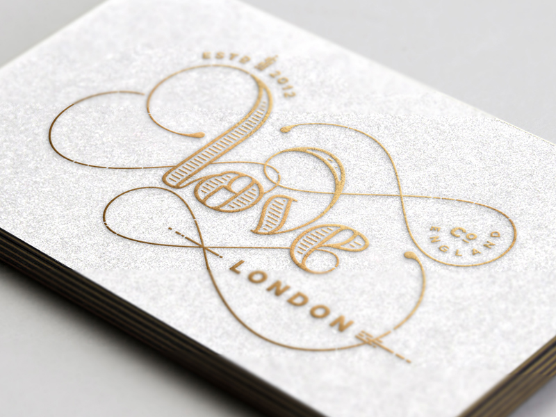 mock up photoshop business card logo letter press gold luxury screenprint gold foil foil