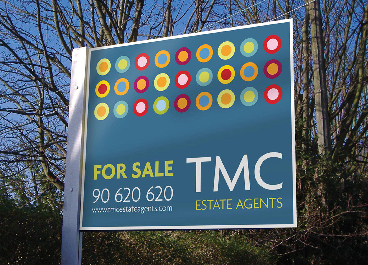 TMc estate agent property realter Outdoor Signage poster Belfast