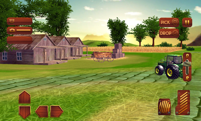 Farming Tractor Drive UI 3D UI game ui truck game ui vehicle game ui vehiclegame Farming game 3d farming game 3d tractor game