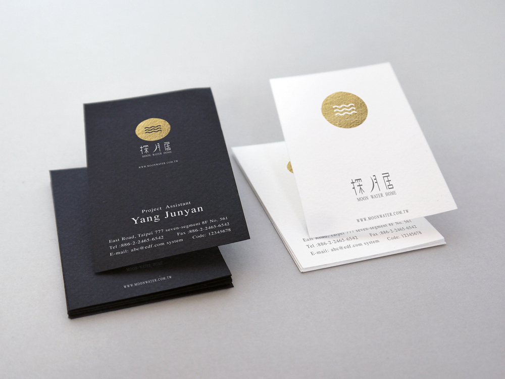 hotel graphic design   branding gold gold leaf black and white