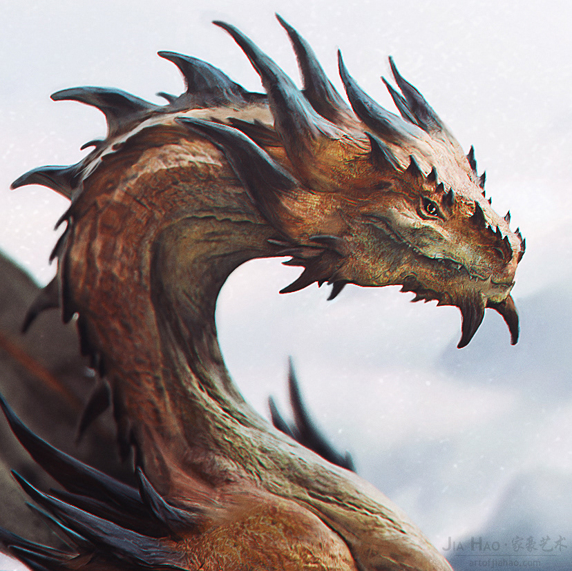 dragon Creature Design Creature Illustration