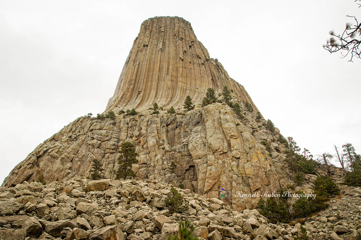 devils tower Wyoming forest mountains black hills landscapes